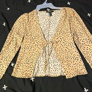 Leopard blouse